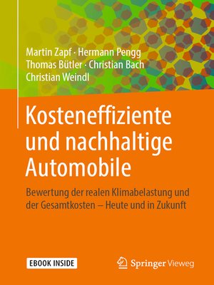 cover image of Kosteneffiziente und nachhaltige Automobile